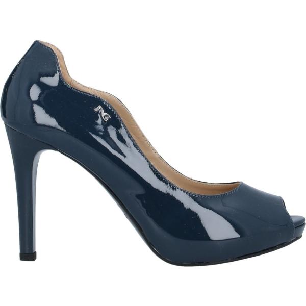 décolleté Nero Giardini blu tinta unita