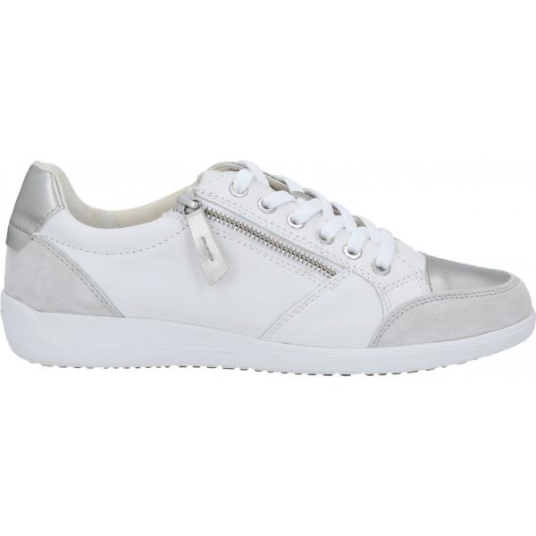 sneakers Geox bianco tinta unita