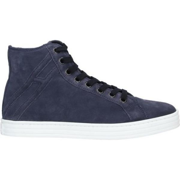 sneakers alte Hogan Rebel blu tinta unita
