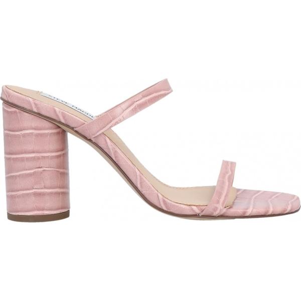 sandali col tacco Steve Madden rosa con stampe