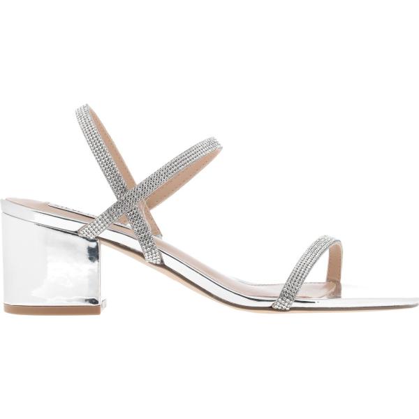 sandali col tacco Steve Madden bianco tinta unita
