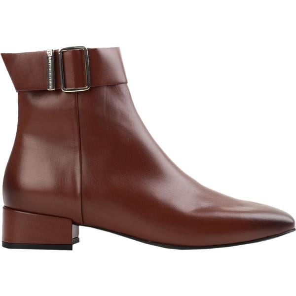 stivaletti Tommy Hilfiger marrone tinta unita