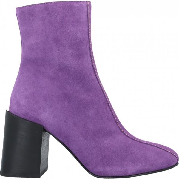 stivaletti Acne Studios viola tinta unita