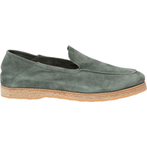 scarpe stringate Andrea Ventura Firenze verde tinta unita