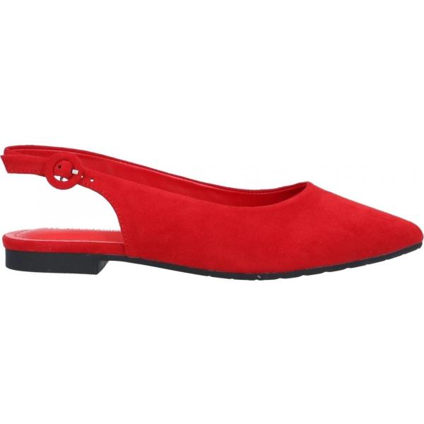 ballerine Francesco Milano rosso tinta unita