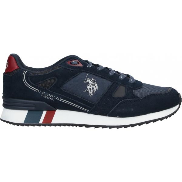 sneakers U.s.polo Assn. blu tinta unita