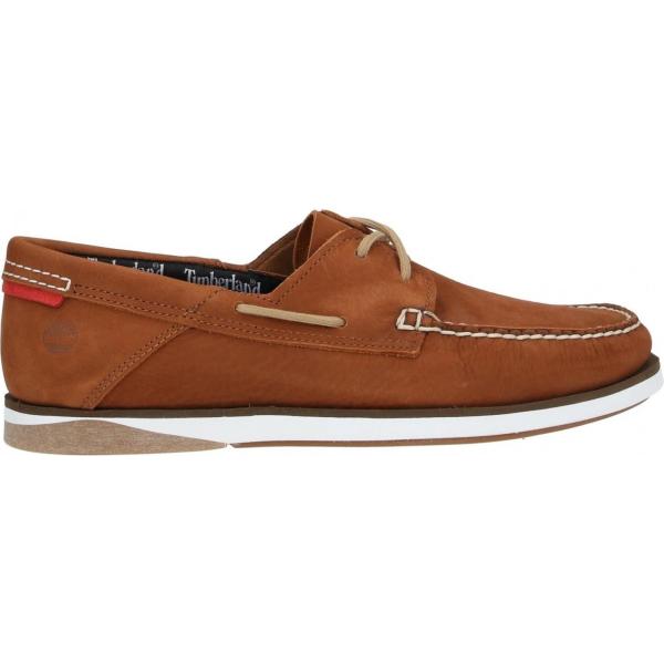 scarpe stringate Timberland marrone tinta unita