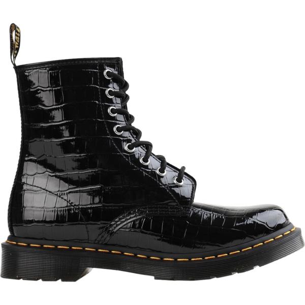 stivaletti Dr. Martens nero con stampe