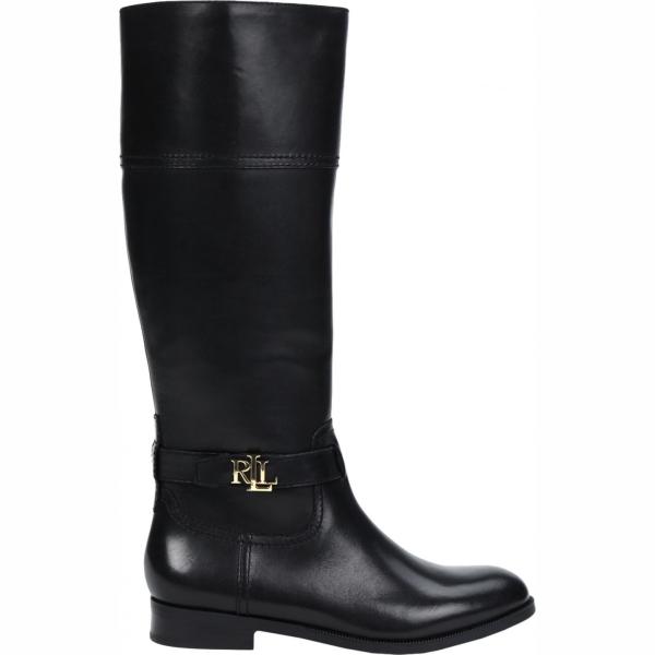 stivali Lauren Ralph Lauren nero tinta unita
