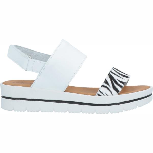 sandali Piampiani bianco animalier