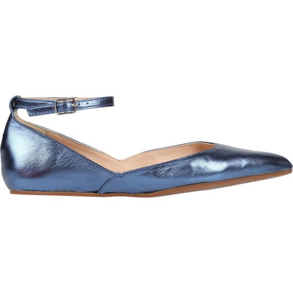 ballerine Formentini blu tinta unita