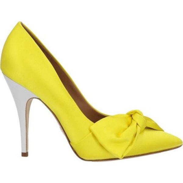 décolleté Tory Burch giallo tinta unita