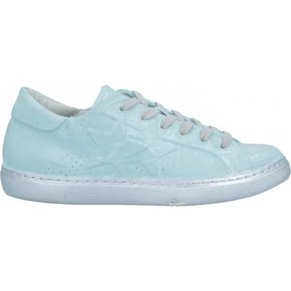 sneakers 2Star blu tinta unita