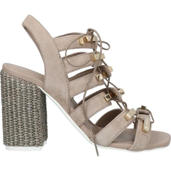 sandali in pelle Cesare Paciotti 4Us verde tinta unita