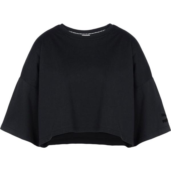 Top cropped Puma tinta unita
