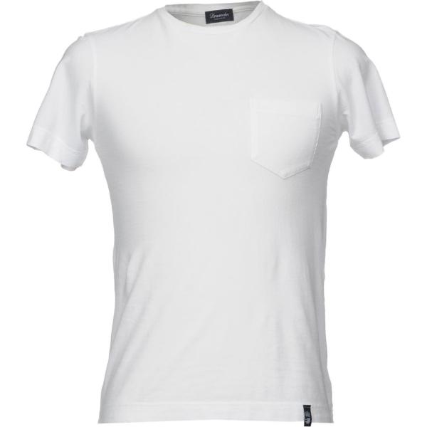 t-shirt Drumohr bianco tinta unita