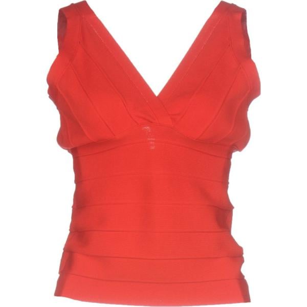 Top lavorato a maglia scollatura profonda con zip tinta unita Amuse tinta unita