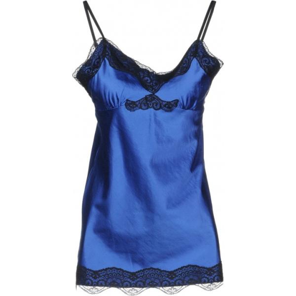 Top con pizzo fantasia collo a v in raso elasticizzato ..,Merci multicolore