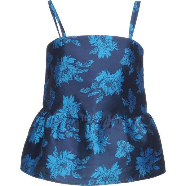 top Twinset blu a fiori