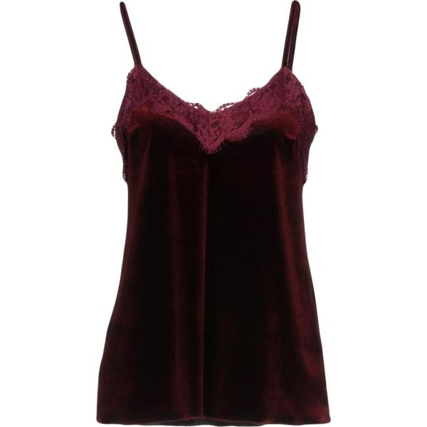 Top con pizzo scollatura profonda in ciniglia tinta unita Cristina Rocca tinta unita