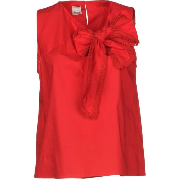 top Pinko rosso tinta unita