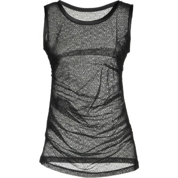Pullover con arricciature lavorato a maglia collo tondo senza maniche in seta tinta unita Dolce & Gabbana tinta unita