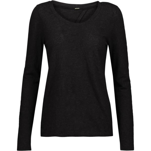 T-shirt fantasia collo tondo a maniche lunghe jersey Monrow multicolore