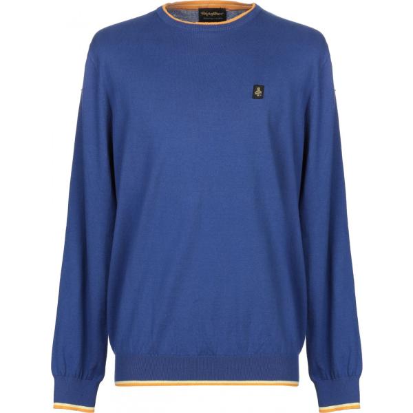 pullovers Refrigiwear blu tinta unita