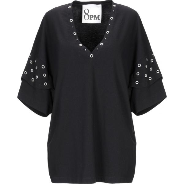 t-shirt 8Pm nero