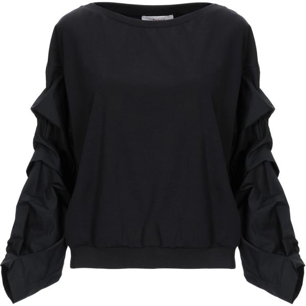camicia Jucca nero tinta unita