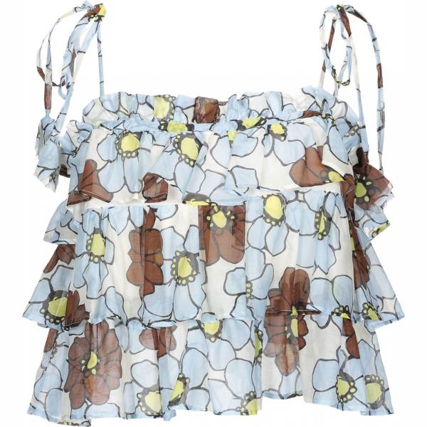 top Suoli blu a fiori