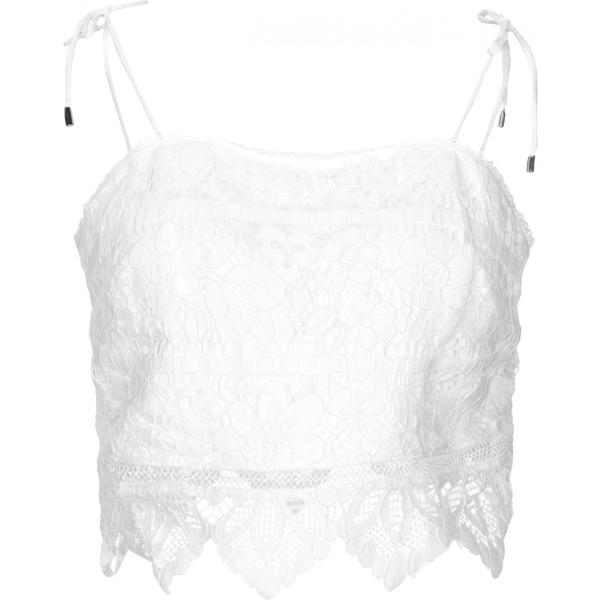 Top con pizzo tinta unita Nicholas tinta unita