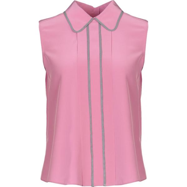 top Emporio Armani rosa tinta unita
