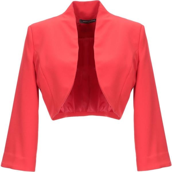 blazer Sandro Ferrone rosso tinta unita