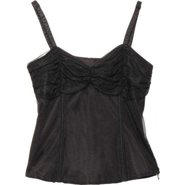 top Pinko nero tinta unita