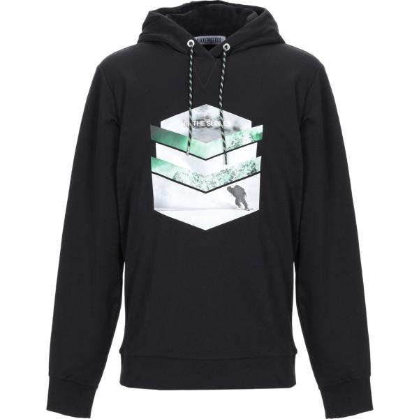 felpe con cappuccio Bikkembergs nero con stampe