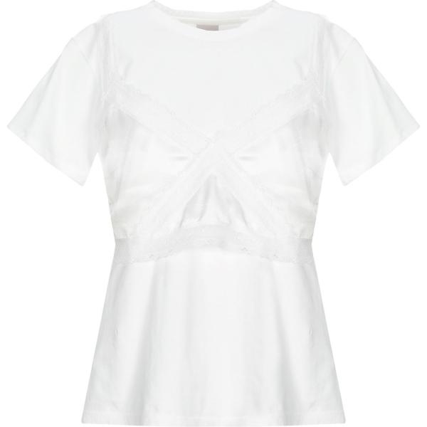 t-shirt Pinko bianco tinta unita