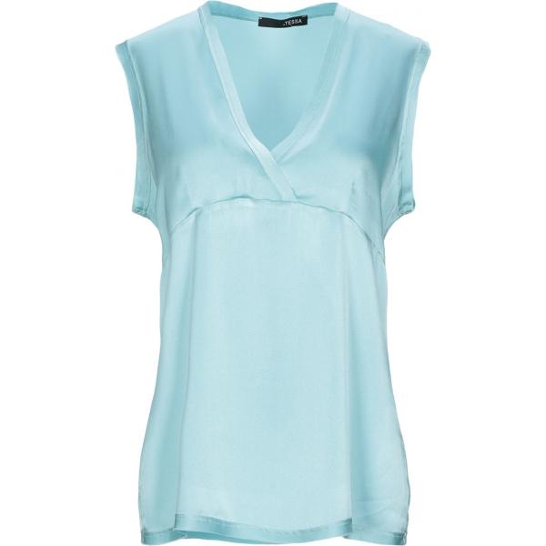 Top collo a v in raso tinta unita .Tessa tinta unita