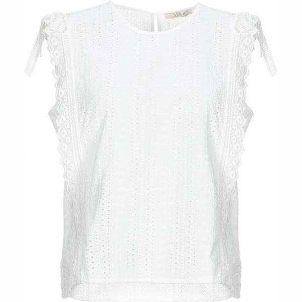 top Cubic bianco tinta unita