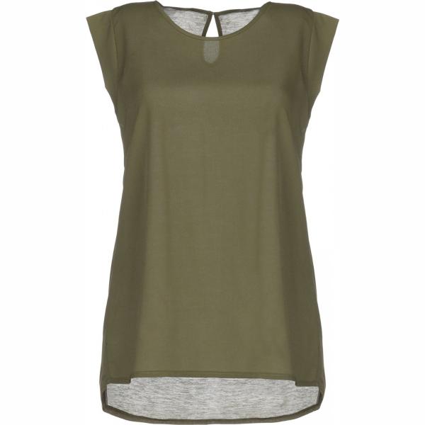 top French Connection verde tinta unita