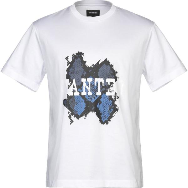 t-shirt Les Hommes bianco con stampe