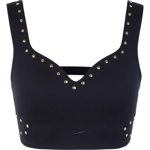 top Nike nero tinta unita