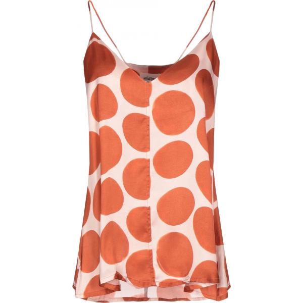 top Ottodame rosso a pois
