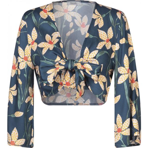 top Fly Girl blu a fiori