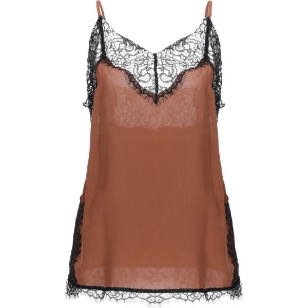 top Day Birger Et Mikkelsen marrone tinta unita