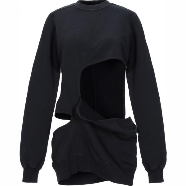 felpa DRKSHDW by RICK OWENS nero tinta unita