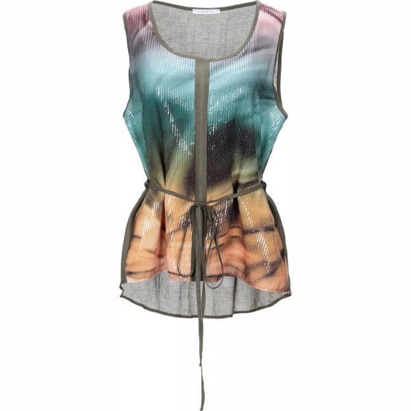 top Paola Prata verde