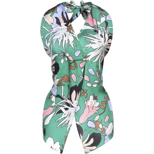 top Liu •Jo verde a fiori
