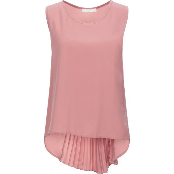 top BEATRICE .b rosa tinta unita