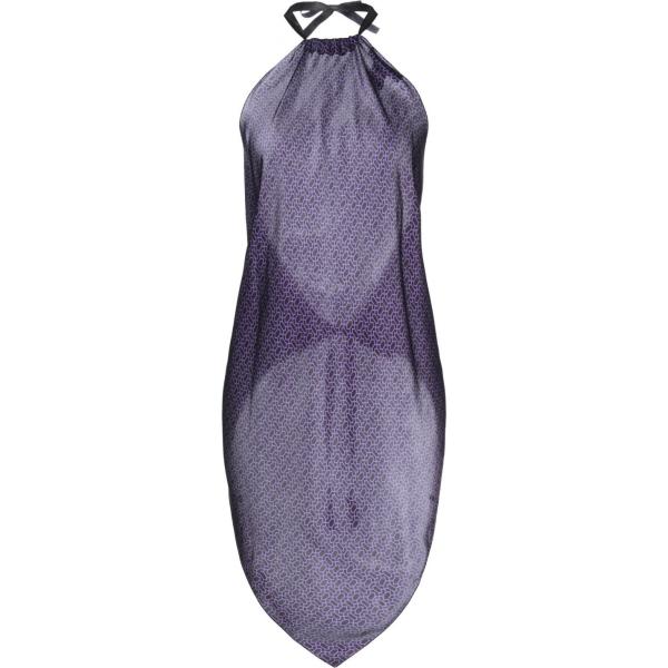 top Fisico viola geometrica